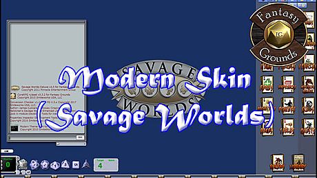 Fantasy Grounds - Modern Skin (Savage Worlds) DLC