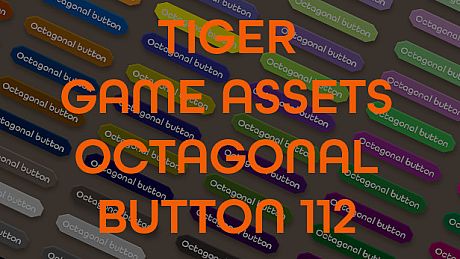 TIGER GAME ASSETS OCTAGONAL BUTTON 112 DLC