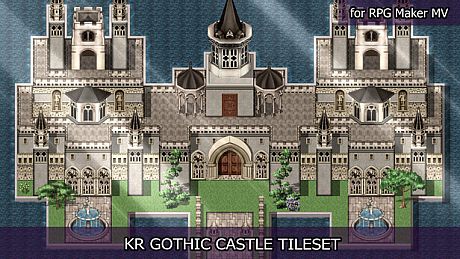 RPG Maker MV - KR Gothic Castle Tileset DLC