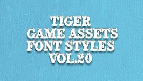 TIGER GAME ASSETS FONT STYLES VOL.20