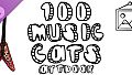 100 Music Cats - Artbook