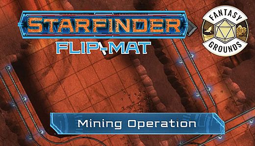 Fantasy Grounds - Starfinder RPG - Starfinder Flip-Mat - Mining Operation
