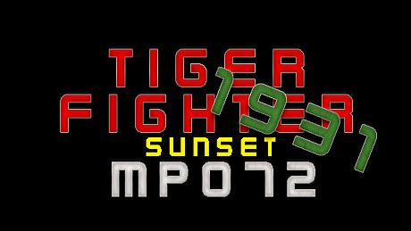 Tiger Fighter 1931 Sunset MP072 DLC