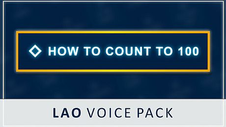 How to Count to 100 - Lao Voice Pack DLC