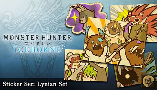Monster Hunter: World - Sticker Set: Lynian Set