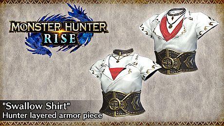 MONSTER HUNTER RISE - "Swallow Shirt" Hunter layered armor piece DLC