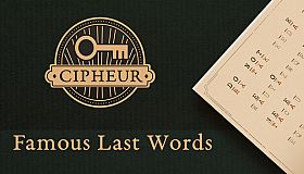 Cipheur - Famous Last Words