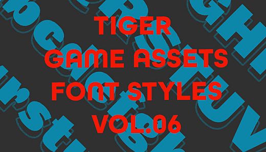 TIGER GAME ASSETS FONT STYLES VOL.06
