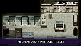 RPG Maker MV - KR Urban Decay Interior Tileset