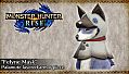 MONSTER HUNTER RISE - "Felyne Mask" Palamute layered armor piece