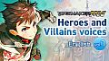 RPG Maker MV - Heroes and Villains voices 【English】vol.1