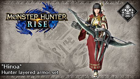 Monster Hunter Rise - "Hinoa" Hunter layered armor set DLC