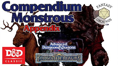 Fantasy Grounds - MC11 Monstrous Compendium Forgotten Realms Appendix (2E) DLC