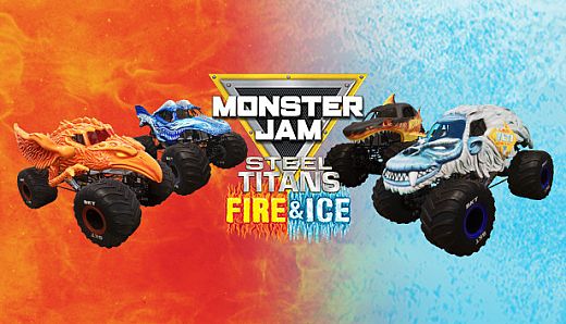Monster Jam Steel Titans - Fire & Ice Truck Bundle