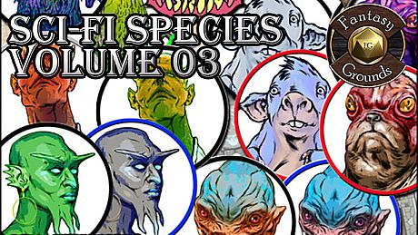 Fantasy Grounds - Sci-fi Species, Volume 3 (Token Pack) DLC