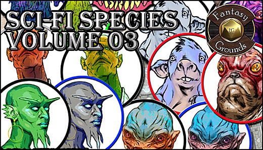 Fantasy Grounds - Sci-fi Species, Volume 3 (Token Pack)