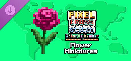 Pixel Cross Stitch - Flower Miniatures Pack DLC