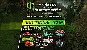 Monster Energy Supercross - Additional Icons & Buttpatches
