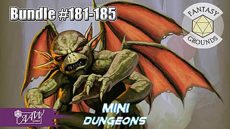 Fantasy Grounds - Mini-Dungeons Bundle #181-185 DLC
