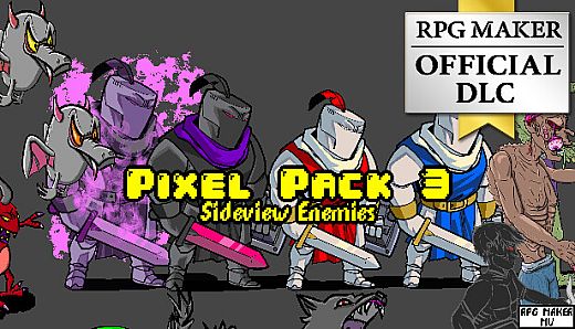 RPG Maker MV - Pixel Pack 3 Sideview Enemies