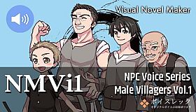 Visual Novel Maker - NPC Male Villagers Vol.1
