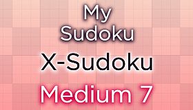 My Sudoku - X-Sudoku Medium 7