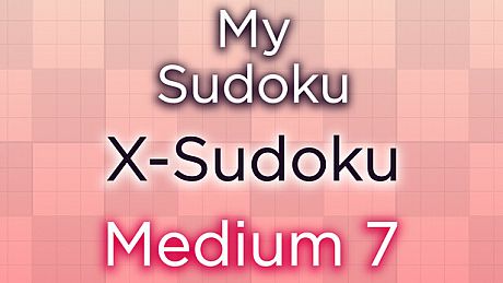 My Sudoku - X-Sudoku Medium 7 DLC