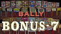 Bingo Pinball Gameroom - Bally Bonus 7