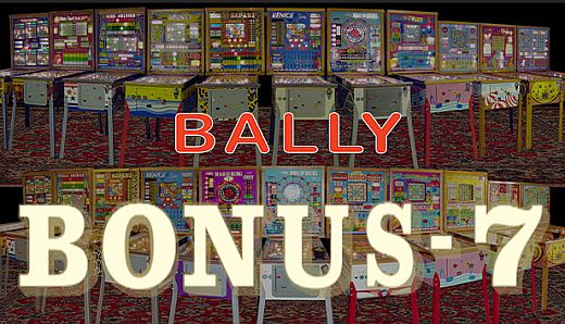 Bingo Pinball Gameroom - Bally Bonus 7