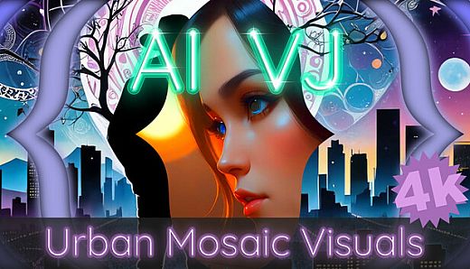 AI-VJ - Urban Mosaic 4k Visuals
