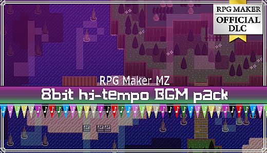 RPG Maker MZ - 8bit hi-tempo BGM pack