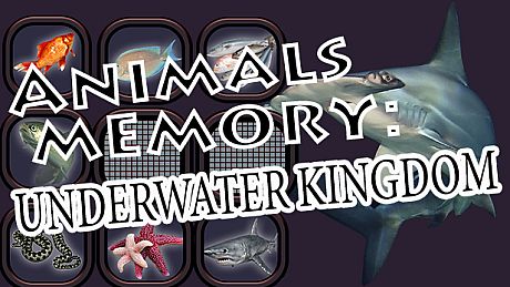 Animals Memory: Underwater Kingdom Game
