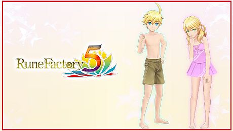 Rune Factory 5 - The Resplendent Butterfly and the Priest Swimsuit Set + New Ranger Care Package Item Pack DLC
