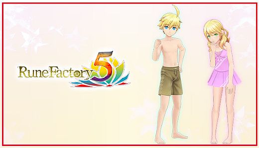 Rune Factory 5 - The Resplendent Butterfly and the Priest Swimsuit Set + New Ranger Care Package Item Pack