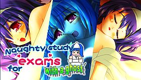 Naughty study for exams with a ghost