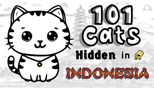 101 Cats Hidden in Indonesia
