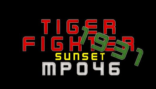 Tiger Fighter 1931 Sunset MP046