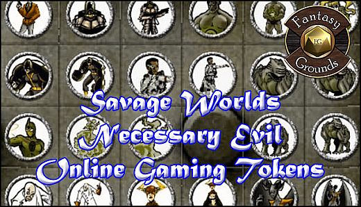Fantasy Grounds - Savage Worlds Necessary Evil Online Gaming (Token Pack)
