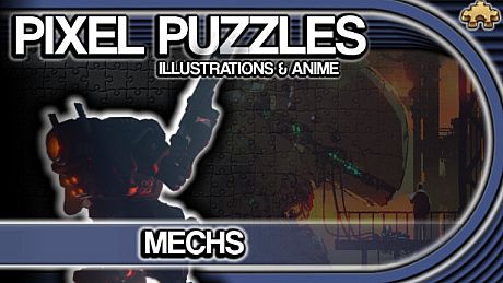 Pixel Puzzles Illustrations & Anime - Jigsaw Pack: Mechs DLC
