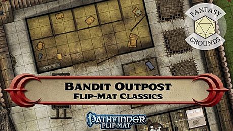 Fantasy Grounds - Pathfinder RPG - Pathfinder Flip-Mat - Classic Bandit Outpost DLC