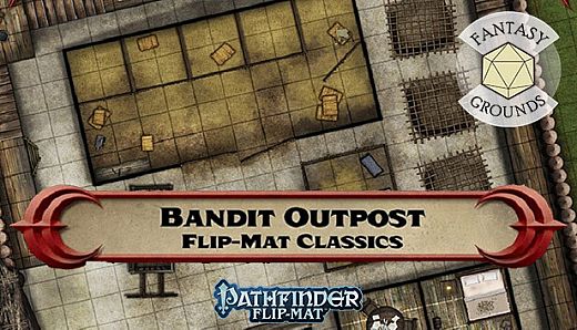 Fantasy Grounds - Pathfinder RPG - Pathfinder Flip-Mat - Classic Bandit Outpost