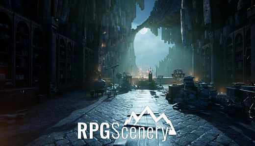 RPGScenery - Wizard Cave Scene