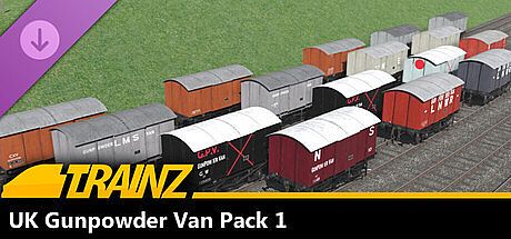 Trainz 2022 DLC - UK Gunpowder Van Pack 1
