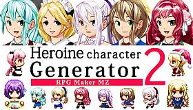 RPG Maker MZ - Heroine Character Generator 2 for MZ
