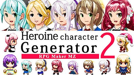 RPG Maker MZ - Heroine Character Generator 2 for MZ DLC
