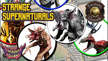 Fantasy Grounds - Strange Supernaturals, Volume 8 (Token Pack) DLC