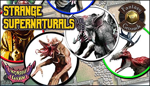 Fantasy Grounds - Strange Supernaturals, Volume 8 (Token Pack)