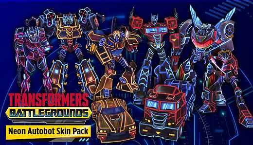 TRANSFORMERS: BATTLEGROUNDS - Neon Autobot Skin Pack