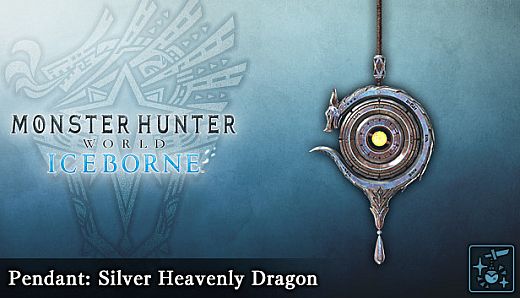 Monster Hunter World: Iceborne - Pendant: Silver Heavenly Dragon