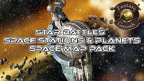 Fantasy Grounds - Star Battles: Space Stations and Planets Space Map Pack DLC